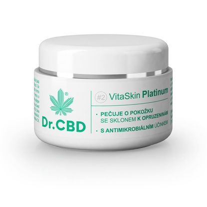 Obrazek Dr CBD VitaSkin Platinum Łagodzący balsam konopny