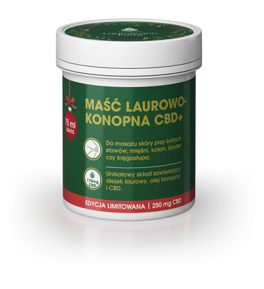 LauroCann Forte Maść laurowo-konopna 20% z CBD 250 ml