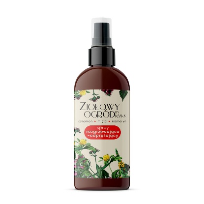 Spray rozgrzewająco-odprężający Jozka Ziołowy Ogród - butelka 100 ml