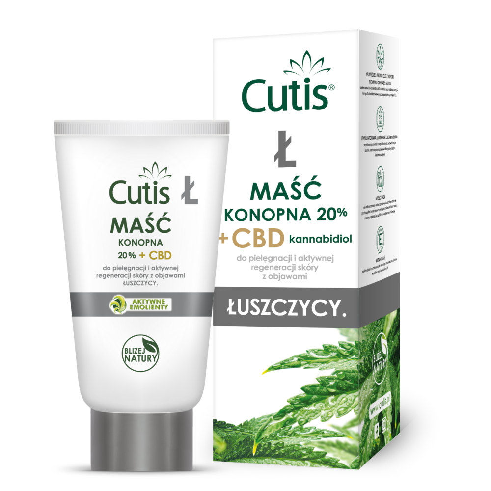Cutis Ł - Łuszczyca Maść Konopna 20%